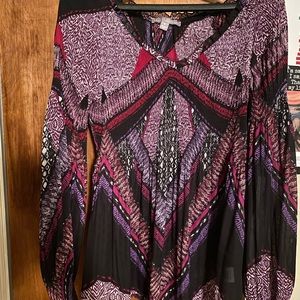 Woman’s Bohemian long sleeved top